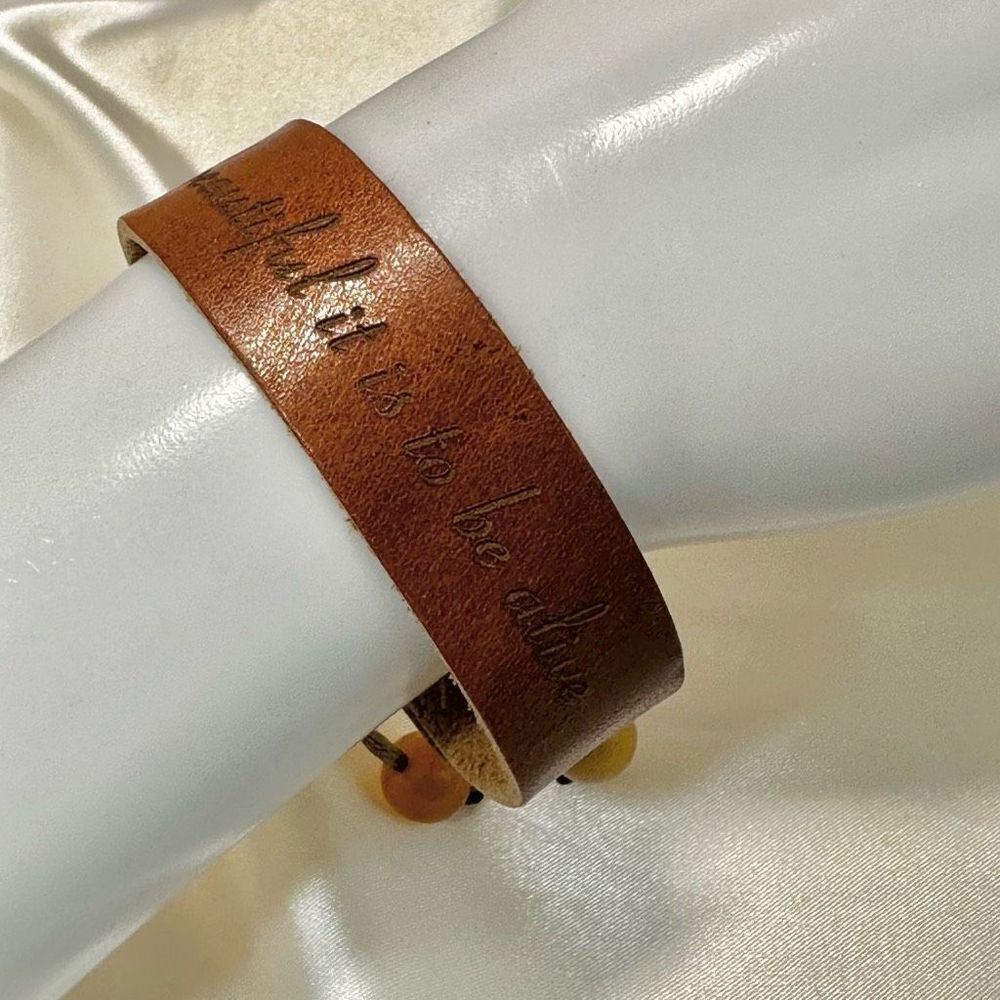 Dillon Rodgers How Beautiful it is to be Alive bracelet